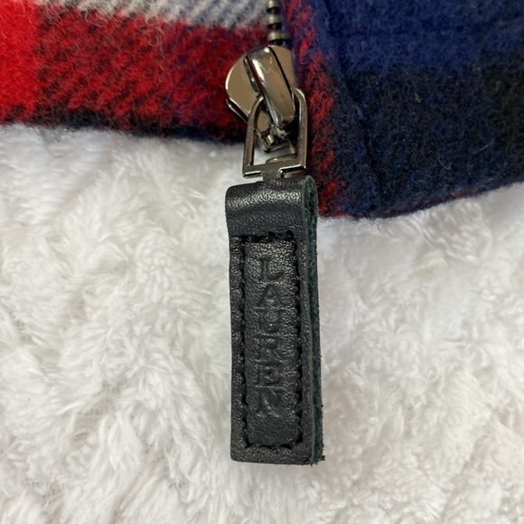 LAUREN Ralph Lauren Pure Wool Full Zip Longsleeve Flannel Jacket Shacket - Picture 11 of 17